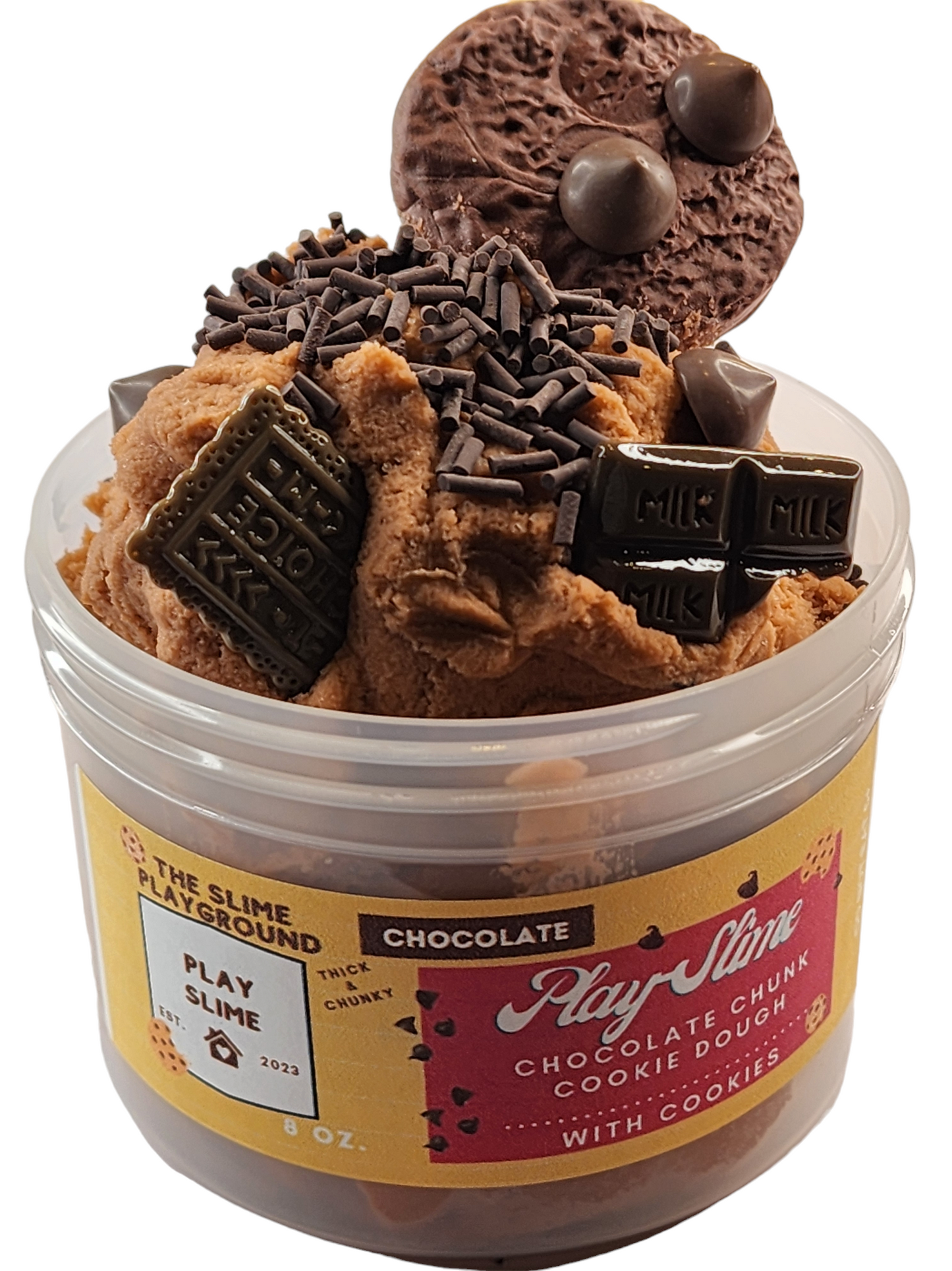 Chocolate Chunky Cookie Dough Slime
