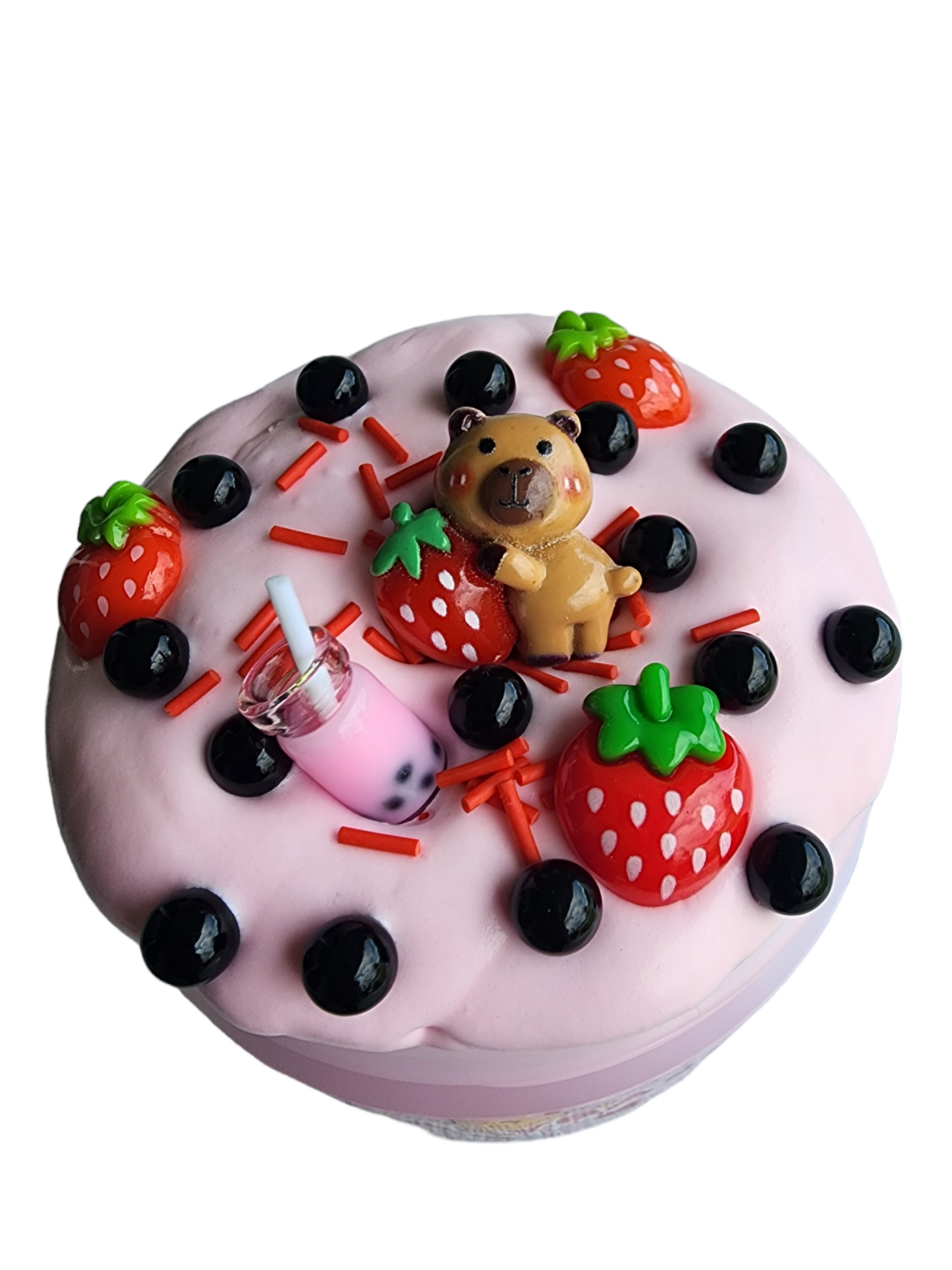 Capybara Strawberry Boba