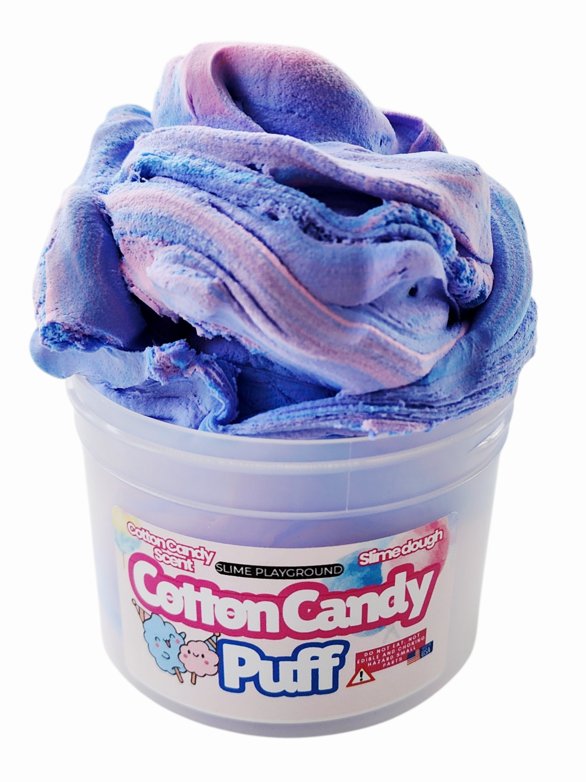 トランプ fontaine slime cotton candy Cotton Candy Puff – The Slime Playground