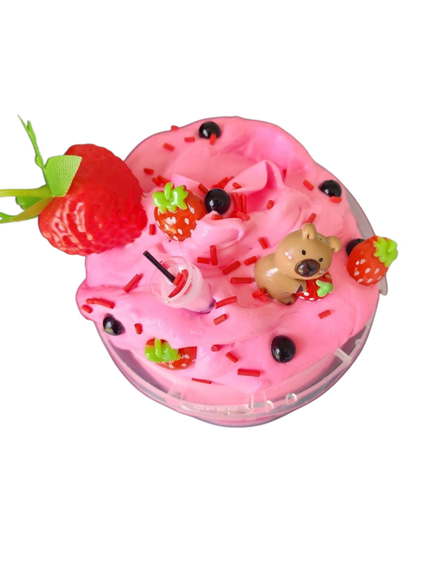 Capybara Strawberry Boba