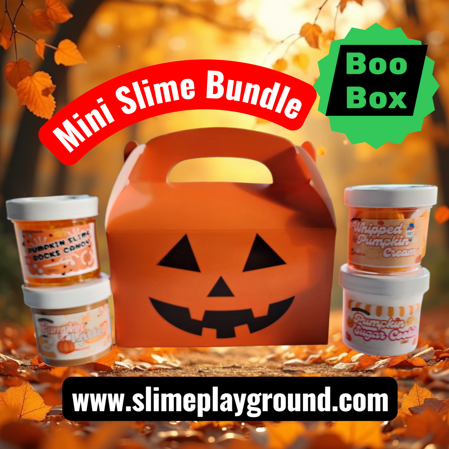 Mini Pumpkin Bundle Set with Boo Box