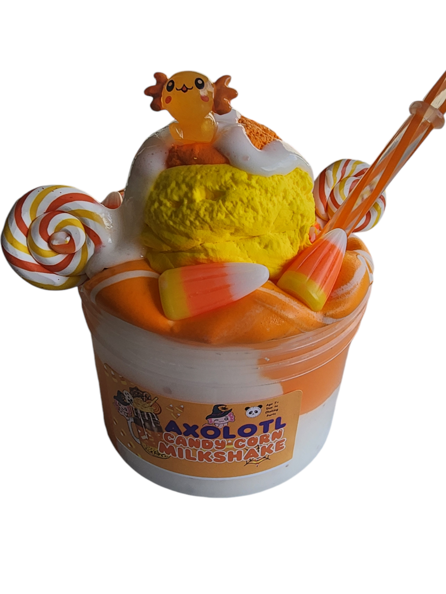 Axolotl Candy Corn Milkshake