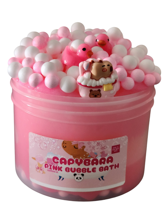 Capybara Pink Bubble Bath