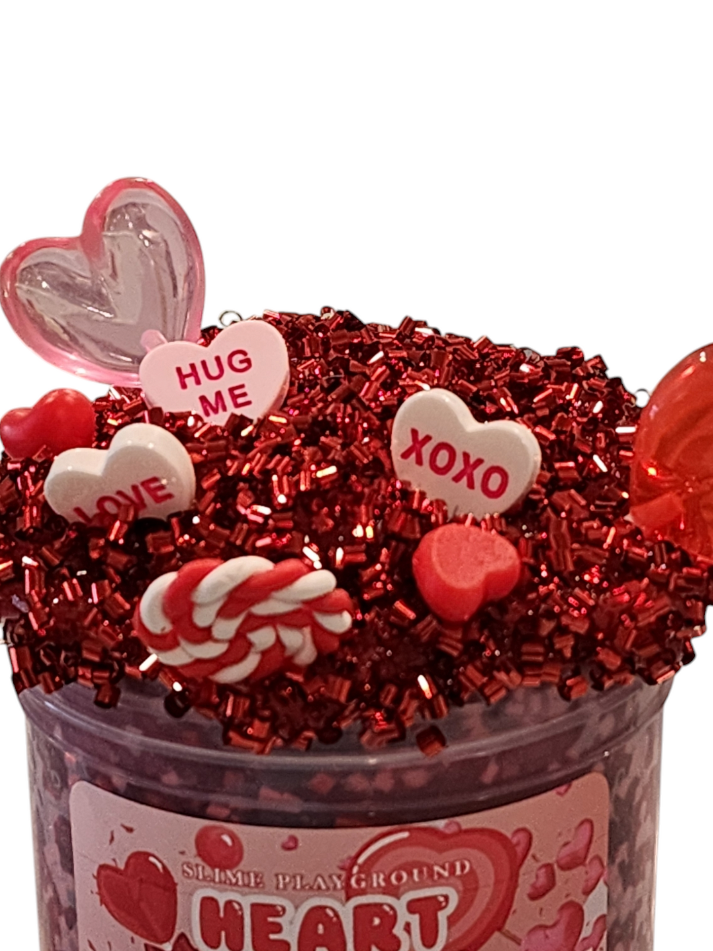 Heart Candy Crunch Slime