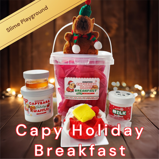 Capybara Holiday Waffle Breakfast Kit