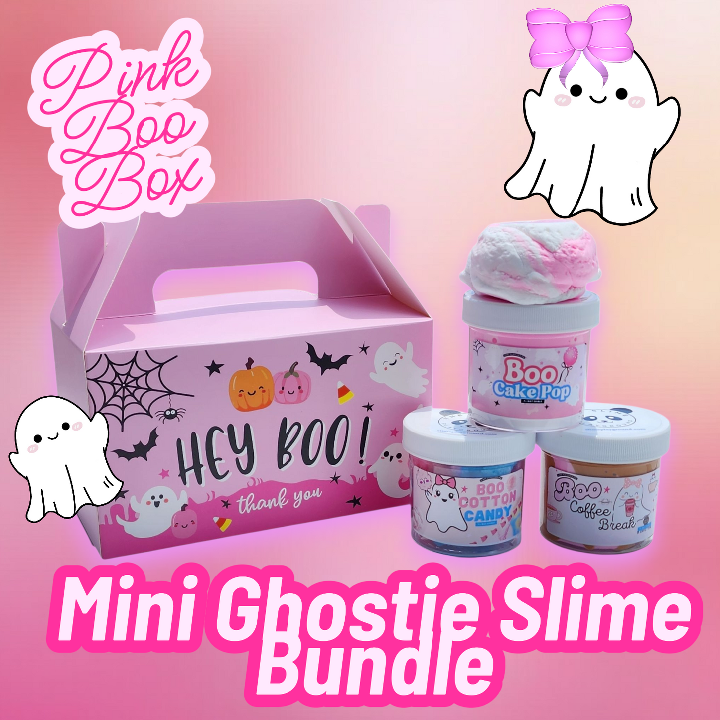 Pink Boo Bundle Set